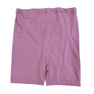🌸Mauve Maternity Sporty Shorts- Size L